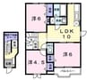 クレストール昴Ｃ 3LDKの間取り