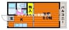 エクセルせと 1Kの間取り