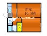 赤田ハイツ 2Kの間取り