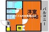 セントフォレスト後楽園 1Kの間取り