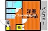 セントフォレスト後楽園 1Kの間取り