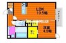 リレーション 1LDKの間取り