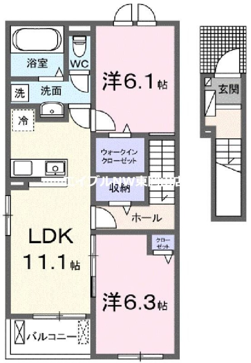 間取図 リップルガーデンＦ