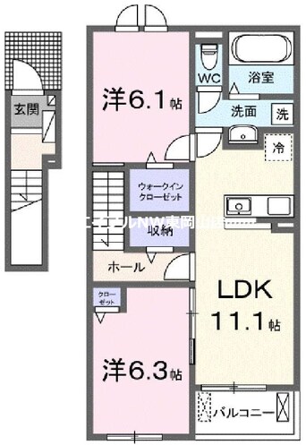 間取図 リップルガーデンＦ