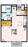 DOLCE 1Rの間取り