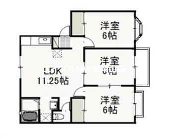 間取図 シティクレスト　C
