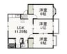 シティクレスト　C 3LDKの間取り