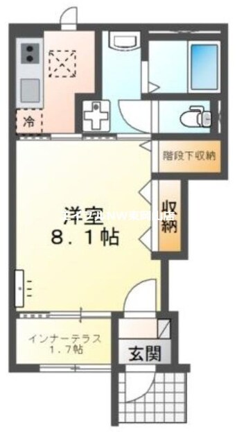 間取図 仮）スターテラスⅡ　瀬戸町下