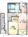 仮）スターテラスⅡ　瀬戸町下 1LDKの間取り