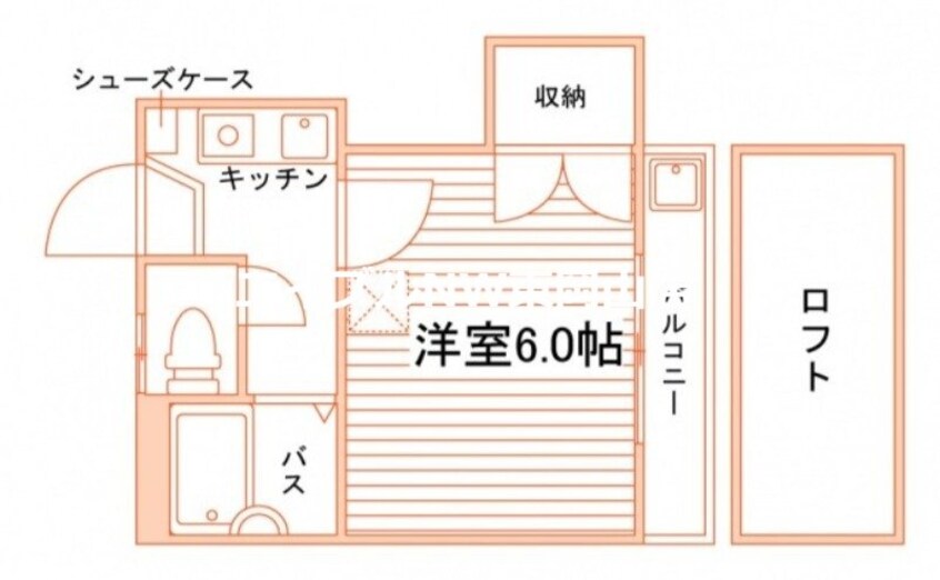 間取図 パレス長岡第２