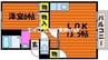 ラムセス 1LDKの間取り