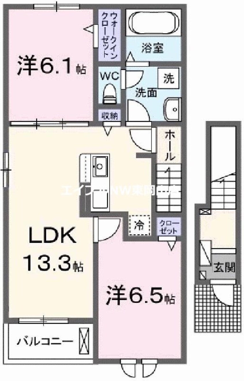 間取図 サンフォレストハルレイ