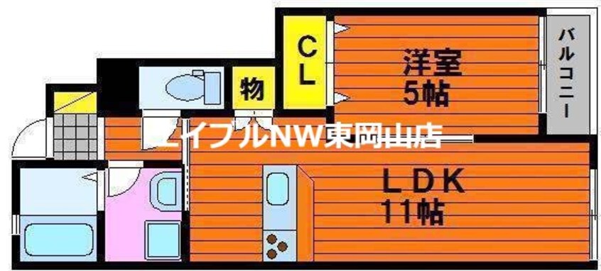 間取図 プライム高島駅前
