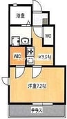 Lepanto 1Kの間取り