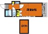 プレール浜 1Kの間取り