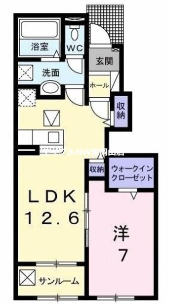 間取図 セゾンコート