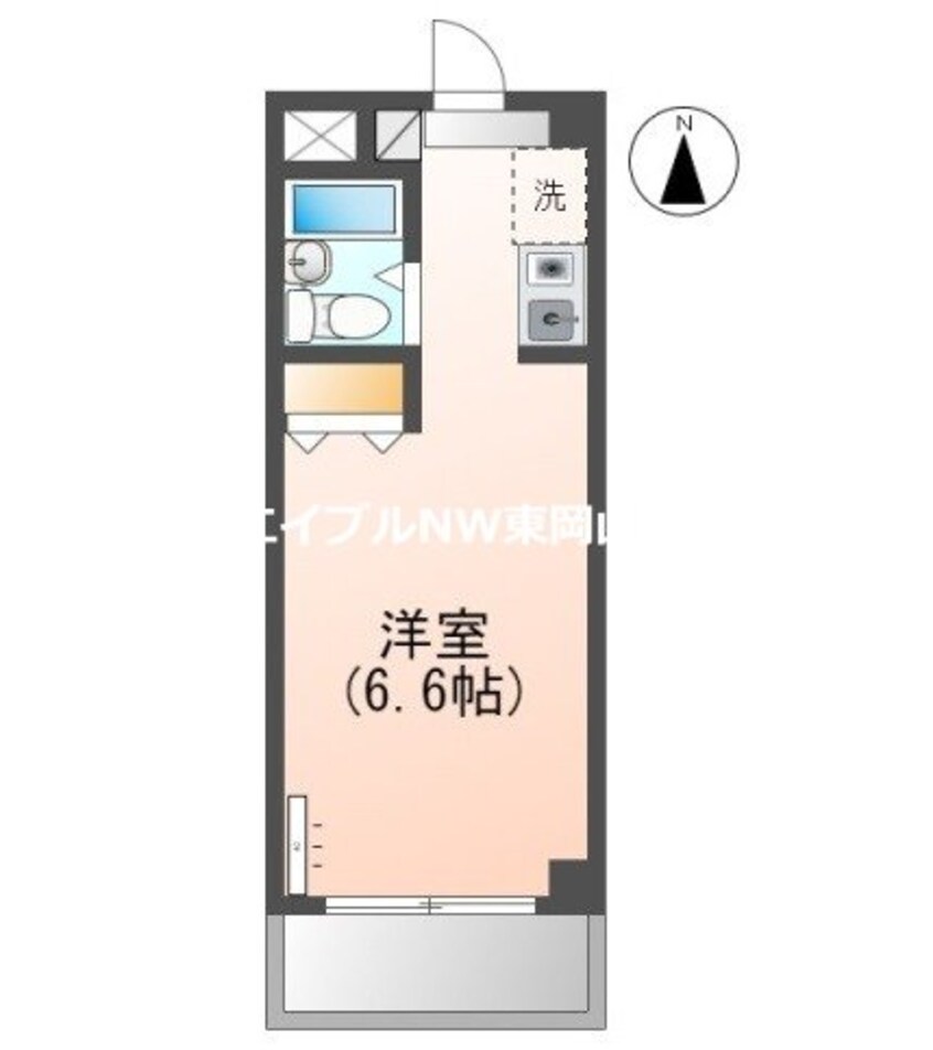 間取図 プレアール高島