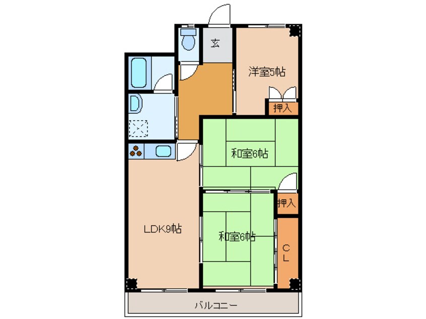 間取図 ビラアルファイン