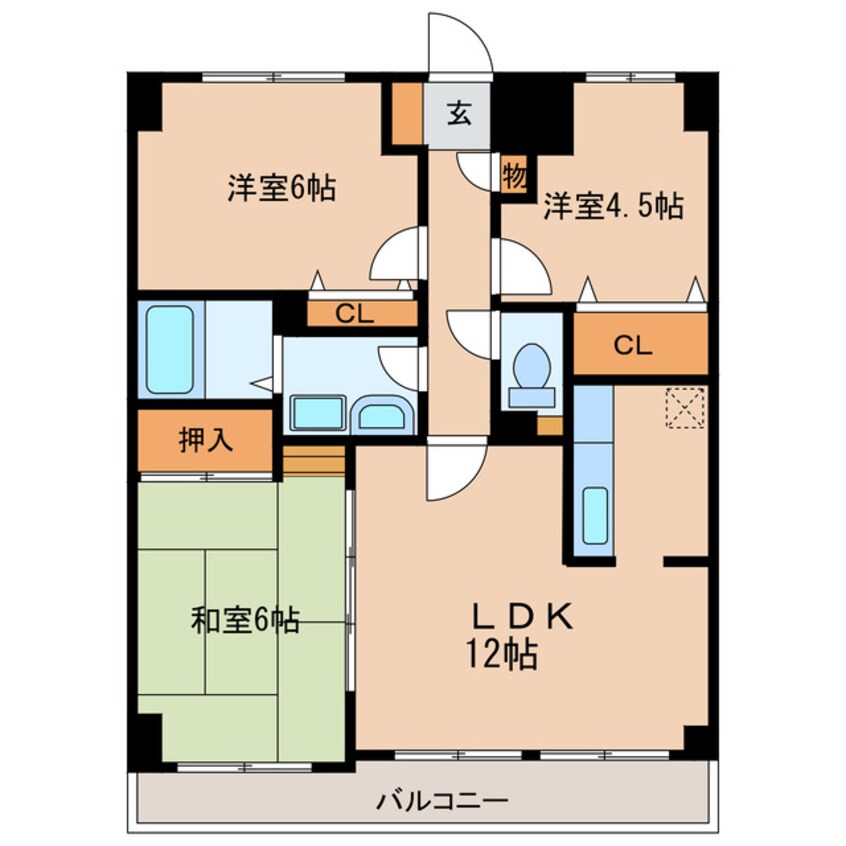 間取図 麻里布ガーデンプレイス