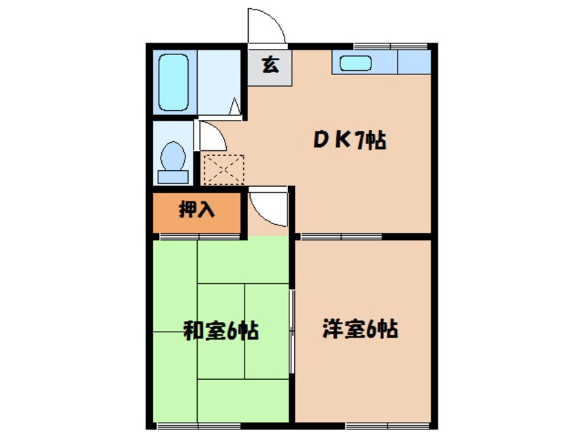 間取図 宮井ハイツ