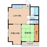 ル・アンジュ 2LDKの間取り