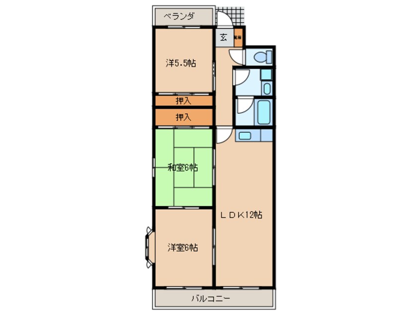 間取図 ビューカサディ