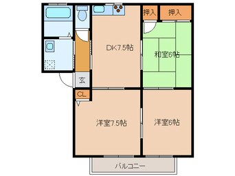 間取図 グランシャリオ