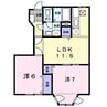 ＹＹビレッジ 2LDKの間取り