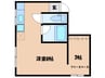 ソフィア弐番館 1Rの間取り