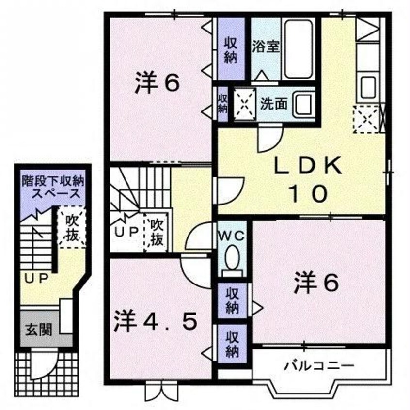 間取図 シャンローズⅡ