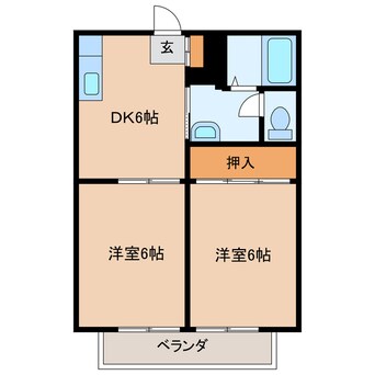 間取図 コンセール三笠