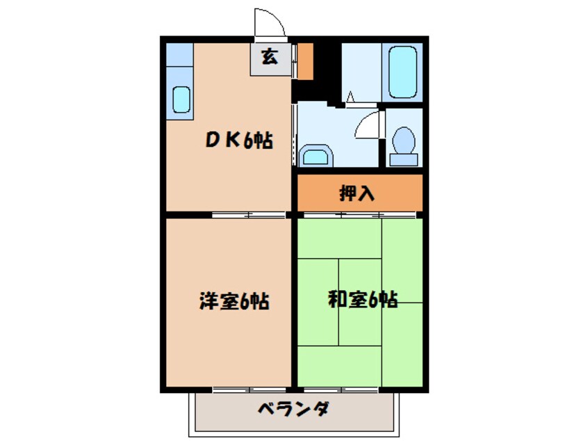 間取図 コンセール三笠