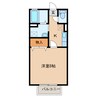 セジュール錦見 1Kの間取り