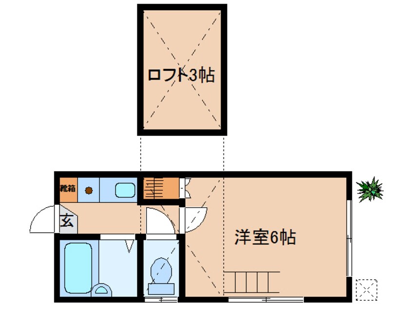 間取図 アンピエス元町