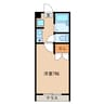 インペリアル 1Kの間取り