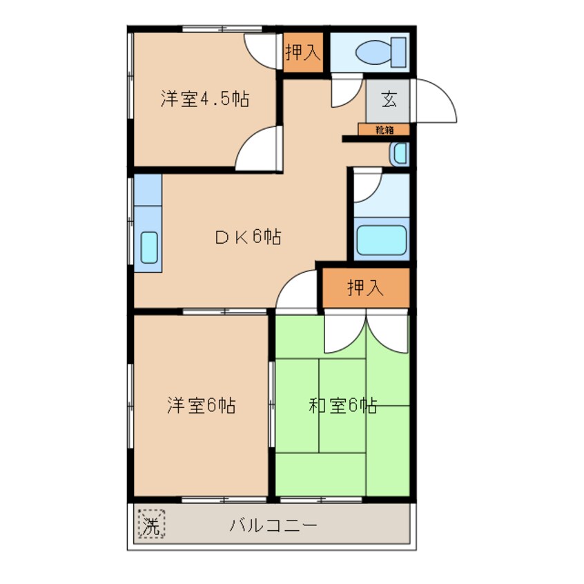 間取図 桂グランドマンション