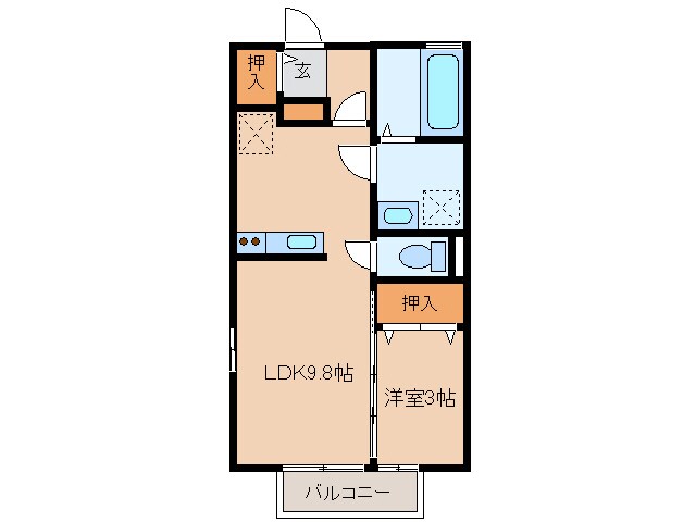 間取り図 ユイールＢ棟