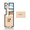 大竹パートⅡ 1Kの間取り