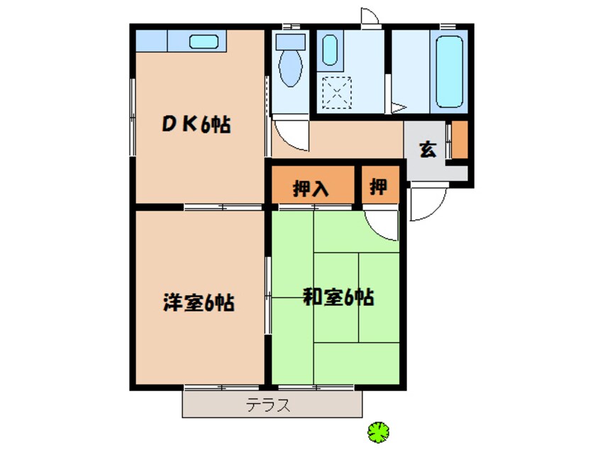 間取図 Fクレッシェント