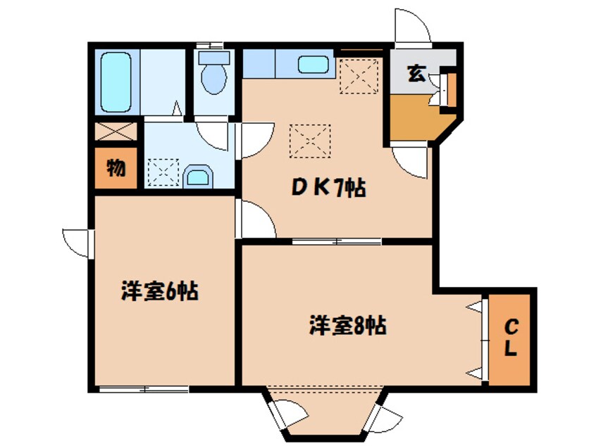 間取図 リヴ・さかえ
