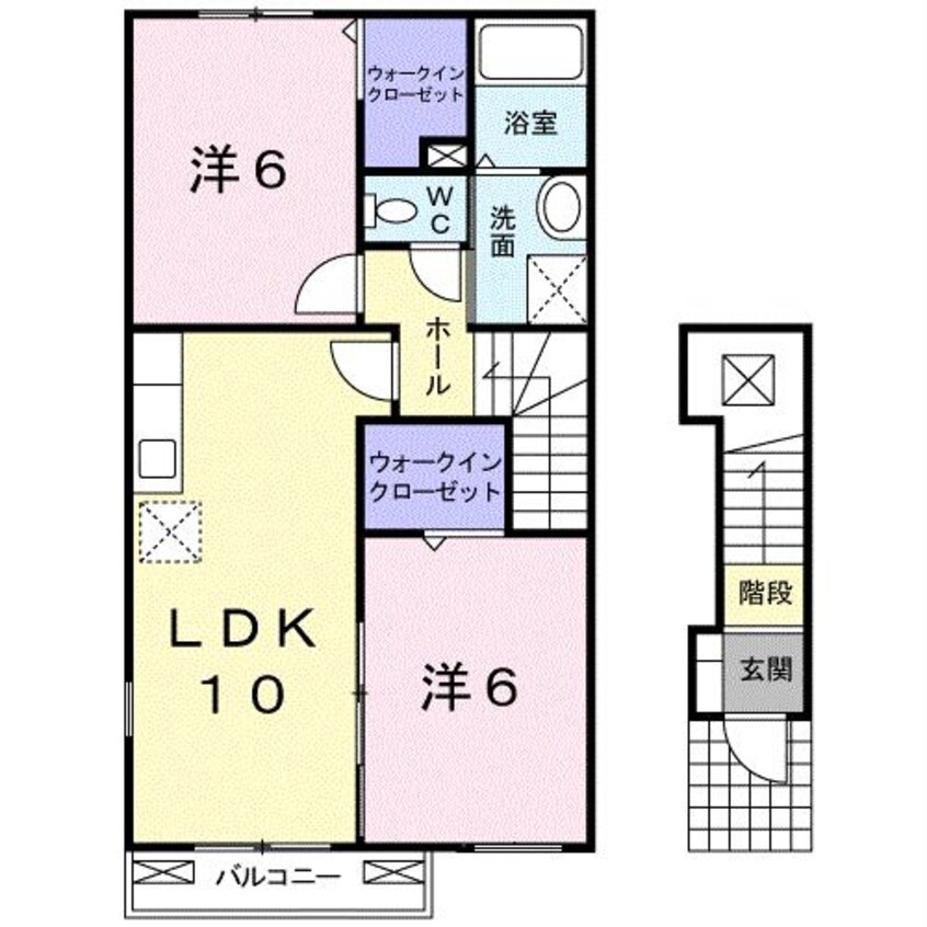 間取図 レ・ミエルＡ