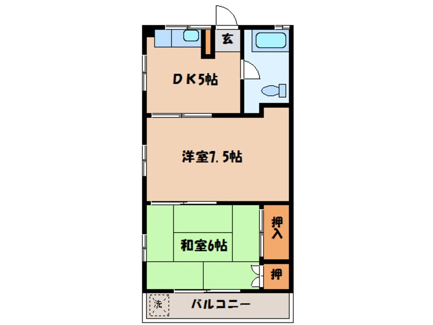 間取図 渡辺アパート