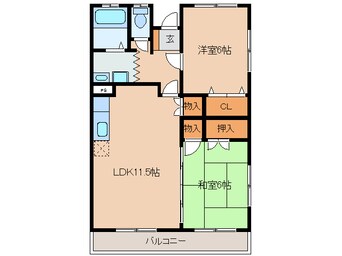 間取図 エビヤマンション