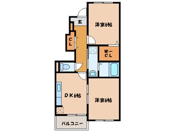 間取図 サンビレッジ由宇