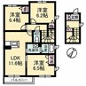 グランクレスト 3LDKの間取り