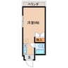 小林マンション 1Rの間取り