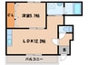 オリオン 1LDKの間取り
