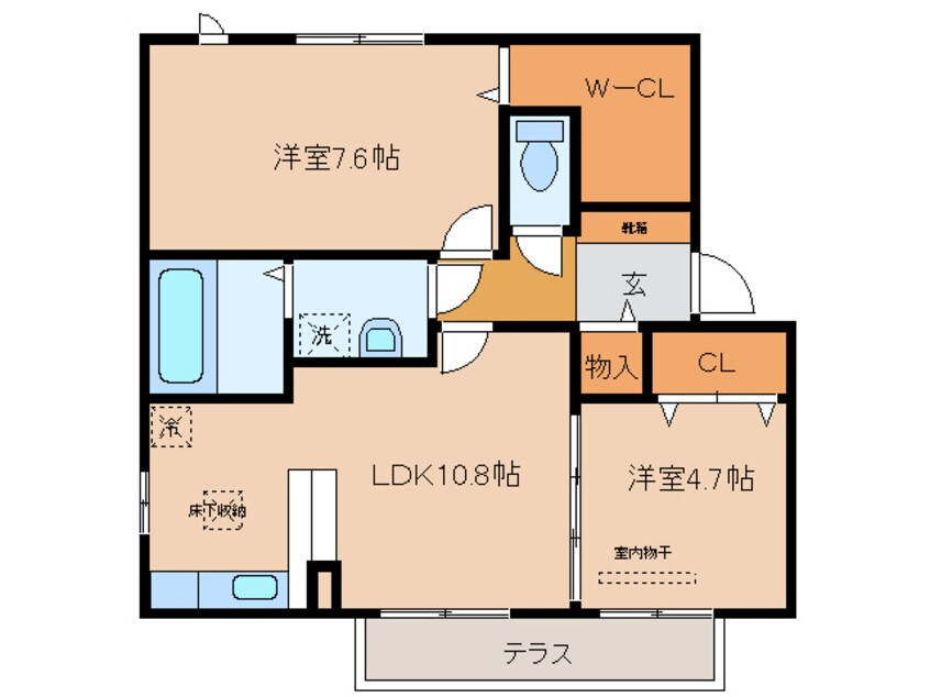 間取図 プレジール