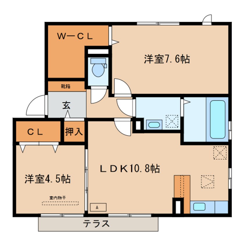 間取図 プレジール