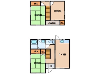 間取図 岩岡住宅